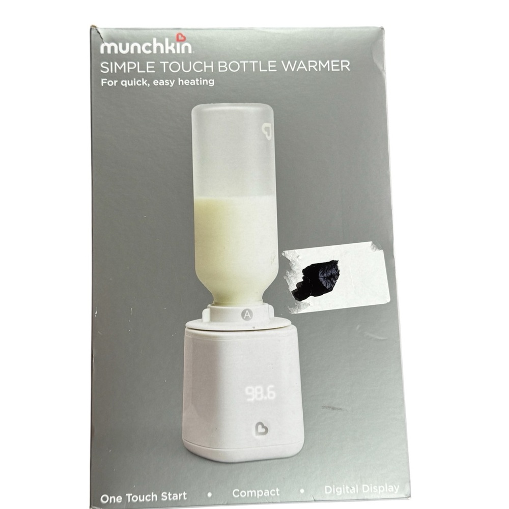 Munchkin Simple Touch Bottle Warmer Digital Display w/ Adapters